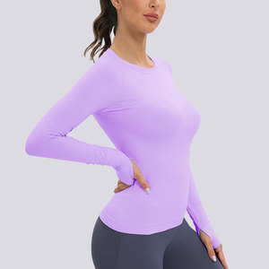 Chemises de compression pour femmes en coton vierge personnalisé uni Chemises de compression pour femmes à prix abordable - Product Image 6
