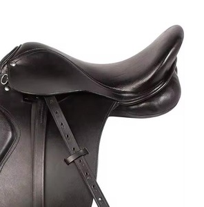 Silla de Montar Inglesa ASHMIRA EQUESTRIAN, de Doma, Alta Calidad, Hecha a Mano, para Salto, Multiusos, Negra, Personalizable, Superventas - Product Image 2