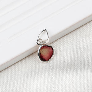 Colgante de Turmalina en Plata de Ley 925, Gema Facetada Hecha a Mano, Estilo Moderno, Certificado GIA, Joyería para Mujer al por Mayor - Product Image 5