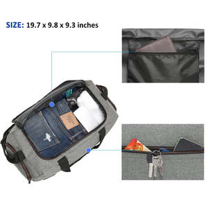 Sacs de sport en toile imperméables et verrouillables de haute qualité à prix de gros - Grande taille, toutes saisons, pour la salle de sport et le fitness - Product Image 4