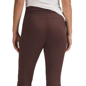 Vente en gros d'usine, pantalon d'hiver évasé pour femmes, de qualité supérieure, design personnalisé, streetwear, dentelle, devant plat, taille haute - Product Image 6