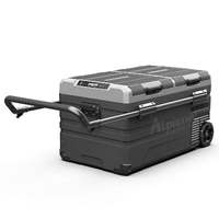 Réfrigérateur-congélateur portable Alp Ic Ool 107L à double fonction pour usage extérieur, modèle 89632, panneau solaire et batterie en option