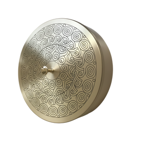 Contenedor de Especias Decorativo de Latón con Tapa Grabada y Múltiples Tazas |   Masala Dabba Tradicional para Hogares y Cocinas Comerciales - Product Image 4