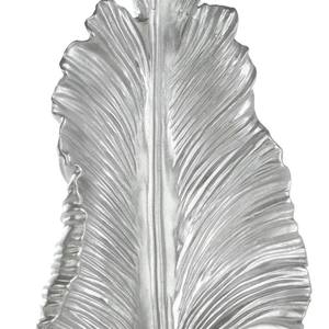 Silver Feather <b>Sculpture</b> Decorative Ornament Home Decor Accent The <b>sculpture</b> appears to made of metal modern polished <b>sculpture</b> - Product Image 3