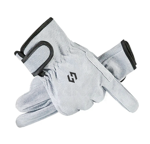 Guantes de trabajo de seguridad resistentes al calor para construcción industrial dividida de vaca Guantes de soldadura de cuero de vaca de Pakistán - Product Image 6
