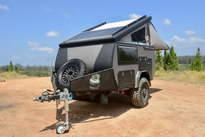 Remolque de Viaje Ligero Manley ORV, para Motocicletas y Pequeños RV, con Suspensión Independiente, para 2 Personas, 750 kg - Product Image 2