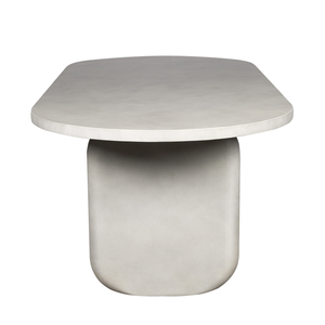 Ensemble de table à manger minimaliste personnalisé Aurora Craft en GFRC pour 8 personnes, meubles de salle à manger adaptés aux villas, provenant d'une usine vietnamienne - Product Image 4