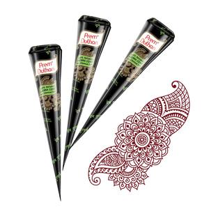 Prem Dulhan Natural <b>Henna</b> Mehndi <b>Cones</b> Premium Cosmetic Ammonia-Free Formula Nourishing Formula Bulk 24 Boxes/ctn Deep Color - Product Image 5