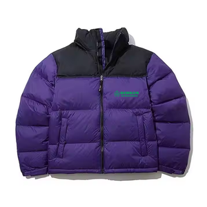 Veste d'hiver matelassée personnalisable pour homme Behram International, surdimensionnée, en polyamide brillant, OEM, écologique, style streetwear - Product Image 4
