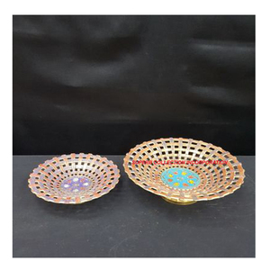 Juego de 3 cuencos de latón dorado de lujo al por mayor y proveedores Made India Muestra gratis - Product Image 2