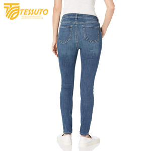 Pantalones cargo de cintura alta para mujer Vaqueros de cintura alta elegantes - Product Image 5