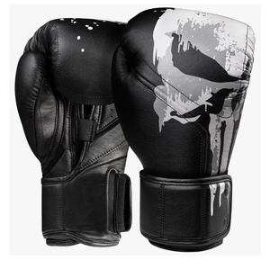 Haute qualité Cuustom LOGO Muay Kick gants de boxe professionnel en cuir PU MMA formation gants de boxe - Product Image 4