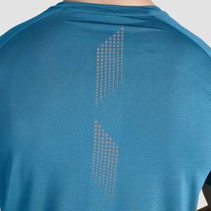 เสื้อยืด Elite Prisma สีน้ำเงินไฟฟ้า ทรงปกติ สำหรับออกกำลังกาย ผลิตจากโพลีเอสเตอร์ 100% น้ำหนักผ้า 280 กรัม แบบอัดแน่น - Product Image 5