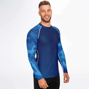 Camiseta Deportiva Transpirable de Compresión con Estampado por Sublimación, Secado Rápido, Manga Larga, para Entrenamiento Deportivo - Product Image 6