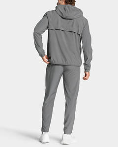 Ventes en gros OEM sur mesure Veste de survêtement et pantalon pour homme Survêtement pour homme en polyester léger et extensible Jogging pour homme Survêtements pour homme - Product Image 2