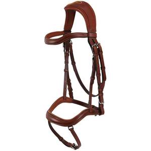 Meilleure nouvelle bride de cheval DELUXE en cuir surélevé anatomique bride en cuir de cheval anatomique - Product Image 1