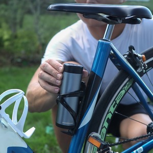 Compresseur d'air portable sans fil Powerology pour voitures, vélos et tous les gonflables Gonfleur de pneu sans fil 12v numérique automatique - Product Image 2