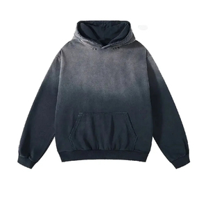 2025 Acid <b>Wash</b> Hoodies For Men Wholesale Men Acid <b>Wash</b> Hoodies Latest Design Vintage OEM Service Breathable Hooded Wear - Product Image 1