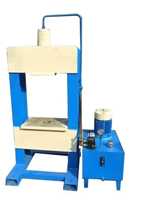 Presse hydraulique compacte à cadre en H 10 tonnes, manuelle/semi-automatique, pompe à moteur modèle DMSH10, puissance 2KW 220V/420V, garantie 1 an