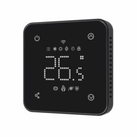 Termostato inteligente con WiFi y pantalla de temperatura ambiente para una calefacción cómoda en el hogar