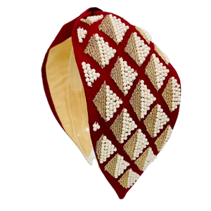 Nouveaux bandeaux perlés en gros avec patchs personnalisés, bandeaux noués en perles à vendre - Product Image 1