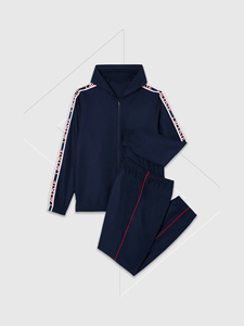 Ensemble de survêtement polaire antistatique en coton pour hommes, grandes tailles, avec logo personnalisé, vente en gros, offre spéciale - Product Image 2