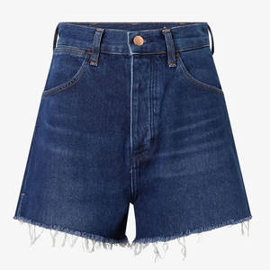 Shorts en jean pour femmes fabriqués au Pakistan, prix bas, couleurs contrastées, haute qualité, confortables. - Product Image 1