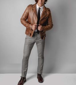 Nueva chaqueta de cuero de invierno para hombre-Forro grueso-Listo para clima frío-Ropa de calle moderna-chaquetas de cuero - Product Image 5