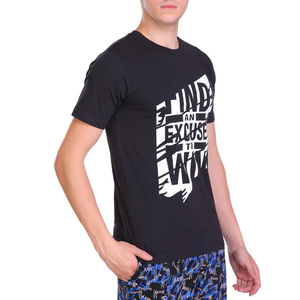 เสื้อยืดพิมพ์ลายสำหรับผู้ชายเสื้อพิมพ์ลายสำหรับฟิตเนสของผู้ชายผ้าฝ้าย100 2025 Ringer - Product Image 2