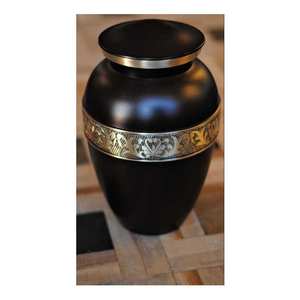 Urnes de crémation en métal urne métallique de style européen pour cendres humaines urnes de souvenir pour cendres humaines fabriquées en Inde - Product Image 5