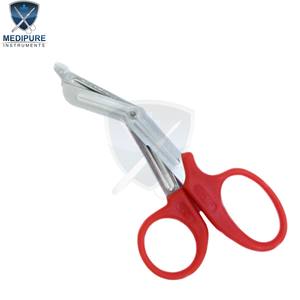 Ciseaux à pansement utilitaires en acier inoxydable de qualité supérieure pour les procédures chirurgicales d'urgence Instruments chirurgicaux - Product Image 4