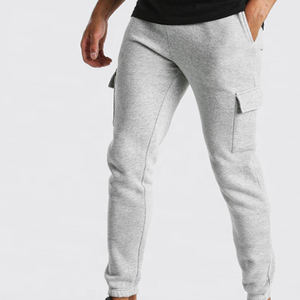 Hot Selling <b>Men's</b> Casual Sweatpants Custom Drawstring Breathable Joggers Zipper Pocket for Training Workout Made Canvas Fabric - Product Image 2