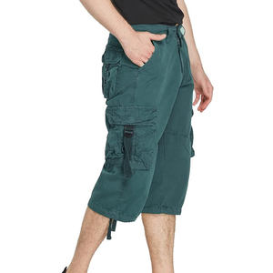 Vente en gros de shorts cargo respirants de luxe de qualité supérieure pour hommes, vêtements décontractés personnalisés avec motif solide pour l'extérieur - Product Image 2