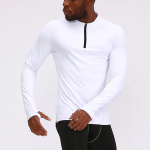 Camiseta Deportiva de Manga Larga para Hombre, Cortavientos, de Secado Rápido, Transpirable, para Correr al Aire Libre, Baloncesto, Elástica, Regular - Product Image 5