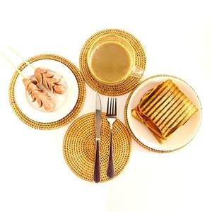 Hot Sale Latest Handmade Rattan <b>Placemats</b> & Coaster for Round Table Decorations <b>Christmas</b> OEM Rustic <b>Placemats</b> From Vietnam - Product Image 4