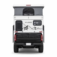 Camping-car rigide pour pick-up Ford F150 Raptor 4x4, idéal pour le camping tout-terrain et les voyages en camping-car.