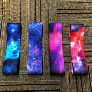 ชุดยางยืดออกกำลังกายสำหรับบริหารสะโพกผู้หญิง แบบวงกลม กว้าง กันลื่น สำหรับออกกำลังกายกล้ามเนื้อก้น ทำจากโพลีเอสเตอร์คุณภาพสูง - Product Image 2