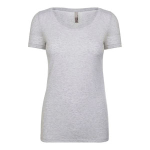 Bella + toile femmes Tri-mélange à manches courtes t-shirt prochain niveau femmes Tri-mélange Scoop t-shirt 6730-Vintage bleu royal t-shirts - Product Image 3