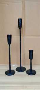 Soporte para velas, 3 portavelas decorativas para el hogar, Hotel, restaurante, linternas de Color negro, jarra decorativa para mesa - Product Image 6