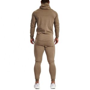 Top qualité hommes 2 pièces survêtement sport vêtements de sport hommes à capuche et pantalon de jogging ensemble décontracté pull à capuche survêtement - Product Image 6