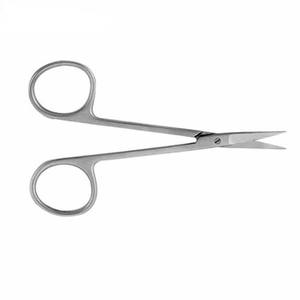 Pinzas de disección de acero inoxidable Iris, tijera recta/curva de 3,5 a 5,5 pulgadas, tamaño de 4,5 pulgadas - Product Image 2