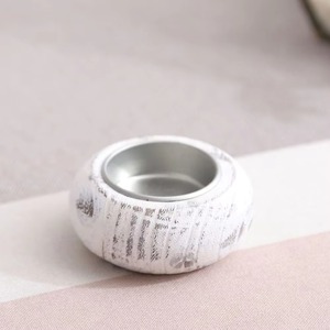 Soporte de vela de madera con forma de corazón de lujo perfecto para regalo de San Valentín decoración de bodas y estilo casero hecho a mano de La India - Product Image 3