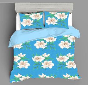 Tissu Oxford de qualité supérieure Poly coton drap de lit respirant longue durée imprimé motif tissé Technique pour l'exportation B2B pour les hôtels - Product Image 2