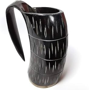 ฮอร์นควายวัวฮอร์นท์แฮนด์เมดทนทานแก้วดื่มแบบไวกิ้งส่งตรงจากอินเดียสำหรับโรงเรียน - Product Image 2