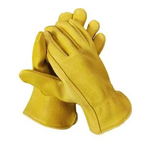 Guantes de seguridad de cuero de grano de vaca duraderos más vendidos Guantes térmicos de conducción en frío de invierno para uso industrial mecánico - Product Image 1