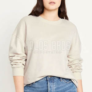 Sudadera de invierno informal para mujer al mejor precio directa de fábrica 100% diseño forrado de algodón con logotipo frontal MOQ bajo para venta en línea - Product Image 4
