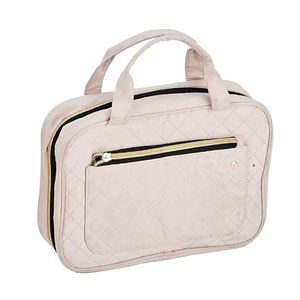 2025 nouveau Design pour sac cosmétique en tissu Polyester rose avec fermeture à glissière de taille moyenne usine directe meilleur choix Vietnam - Product Image 2