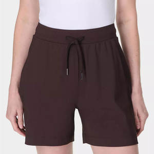 กางเกงขาสั้นผ้าฝ้ายสำหรับผู้หญิงใส่โลโก้ได้ตามต้องการกางเกงขาสั้นผ้าฝ้ายสไตล์ใหม่สำหรับฤดูร้อนมีกระเป๋าเลือกสีและขนาดได้ตามต้องการ - Product Image 4