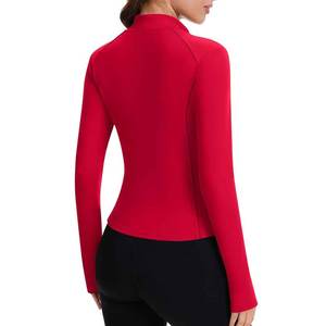 Stand Collar Best Track Jacket 2025 Poliéster Spandex Transpirable Elegante Look Chaquetas de chándal para mujer - Product Image 2