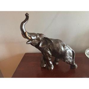 รูปปั้นช้างทำด้วยมือรูปปั้นช้างโบราณสำหรับตกแต่งบ้านรูปปั้นสัตว์ตกแต่ง - Product Image 4